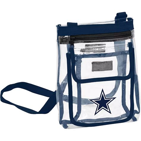 dallas cowboys clear crossbody bag.